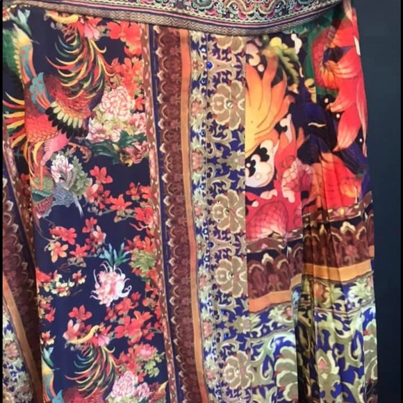 Camilla RARE Phoenix Rise Pleated Skirt Small - Picture 4 of 13